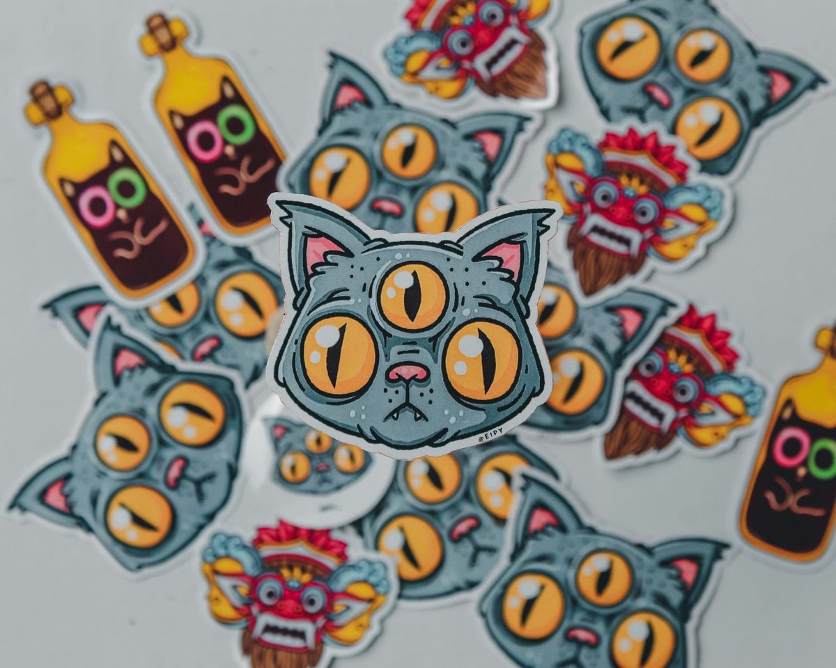 Custom printed stickers and decals
